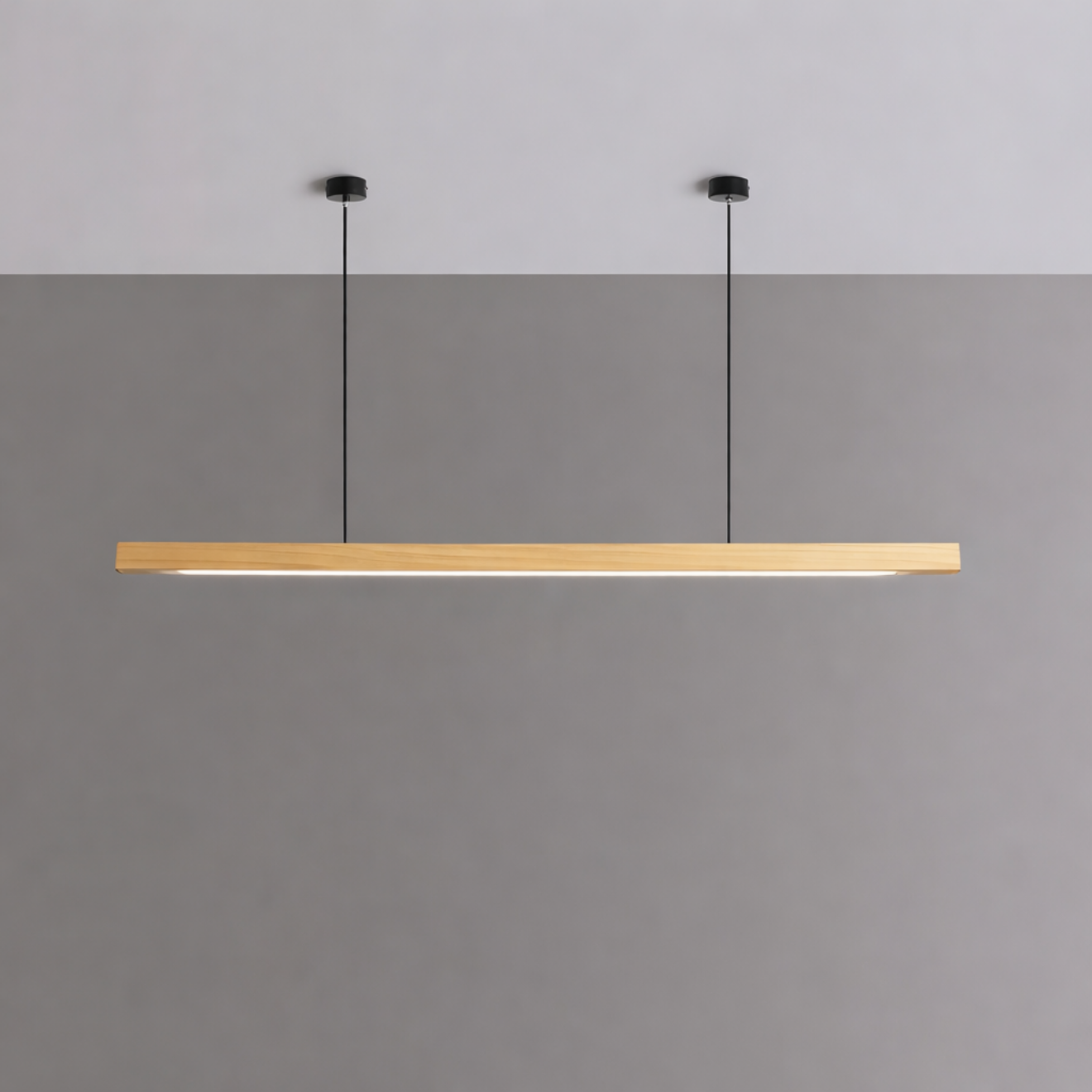 SYLVA — LED Pendant Light, Wood & Acrylic 5