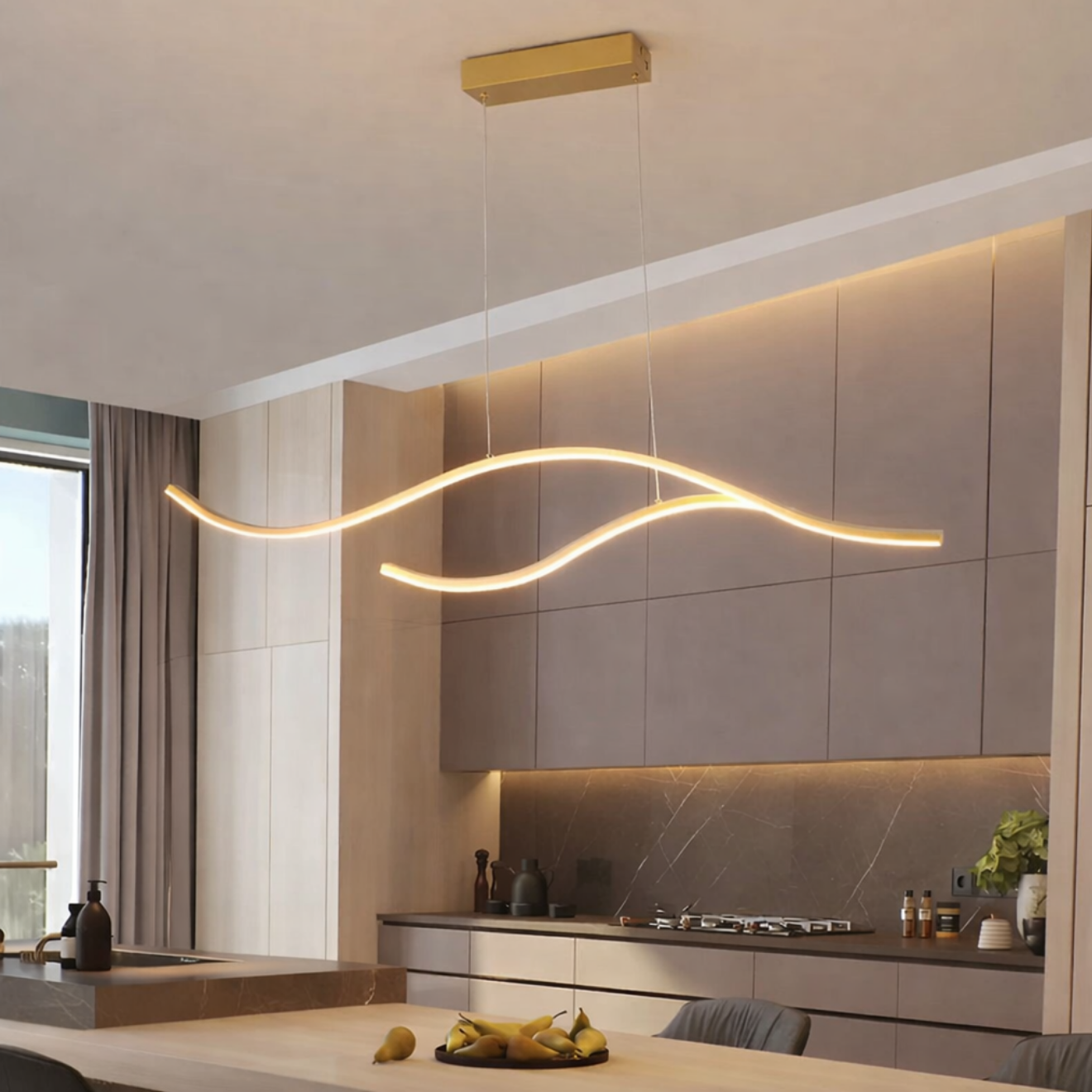 WAVE — Wavy LED Pendant Light 3