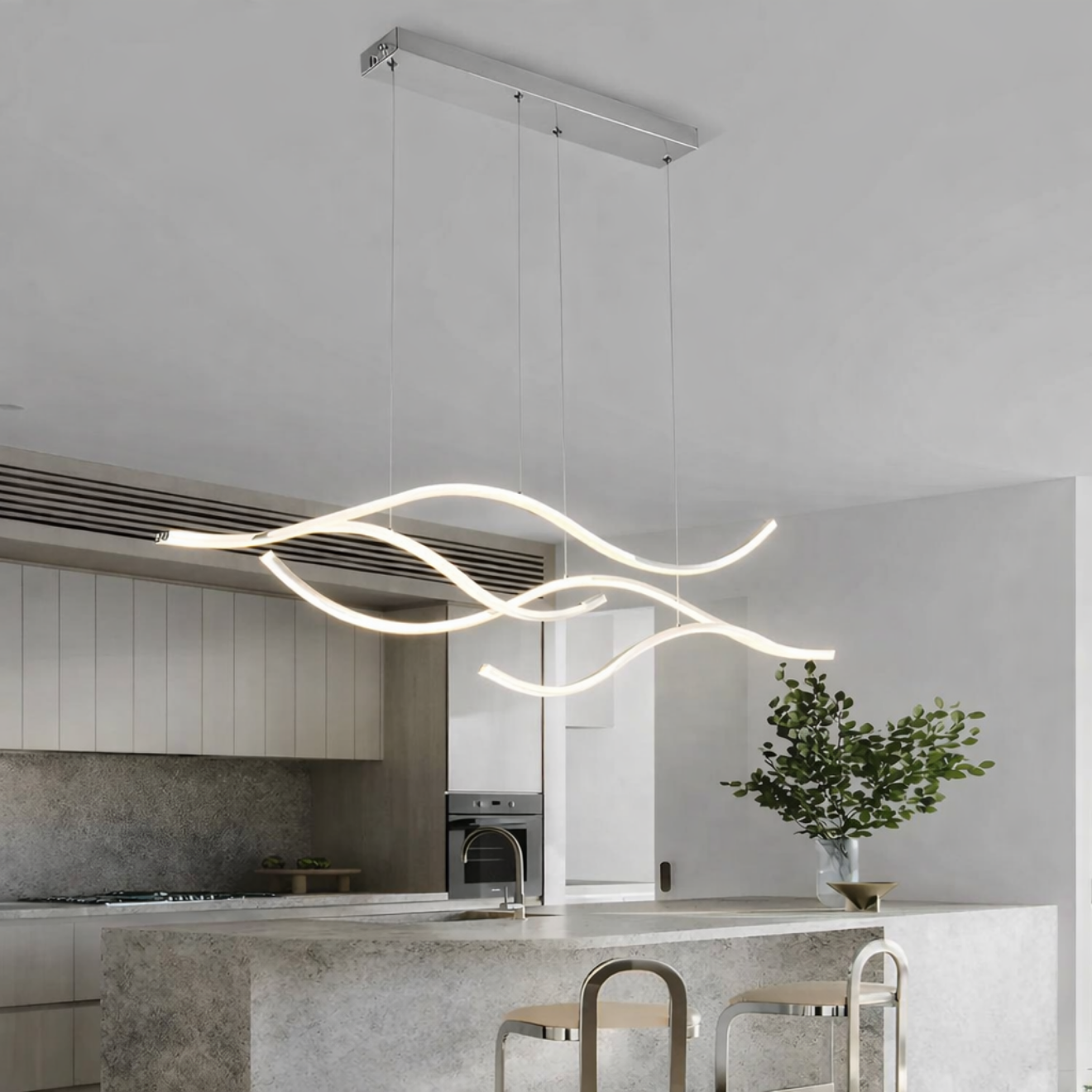 WAVE — Wavy LED Pendant Light 4