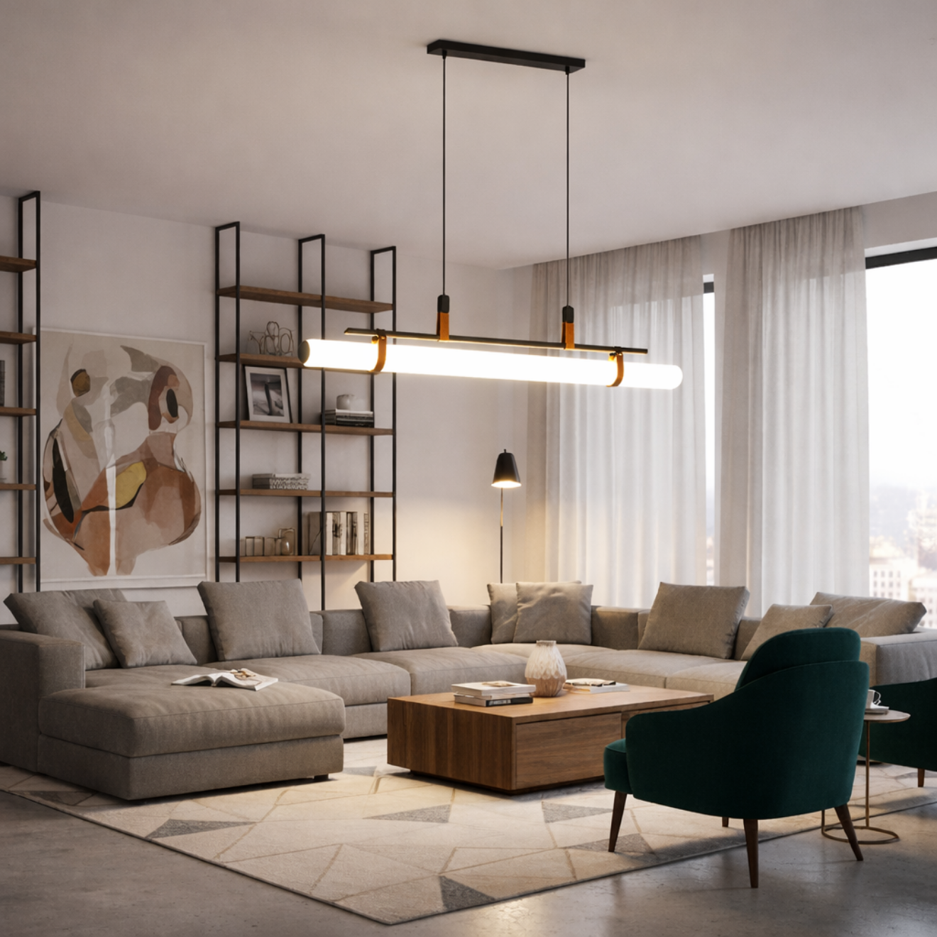 HALO — Circular LED chandelier